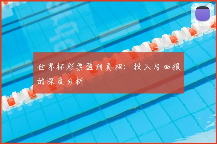 世界杯彩票盈利真相:投入与回报的深度分析