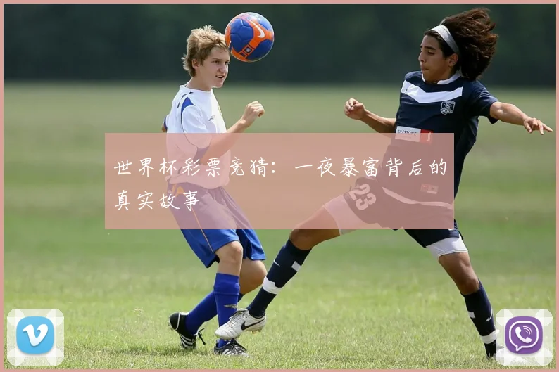 世界杯彩票竞猜：一夜暴富背后的真实故事