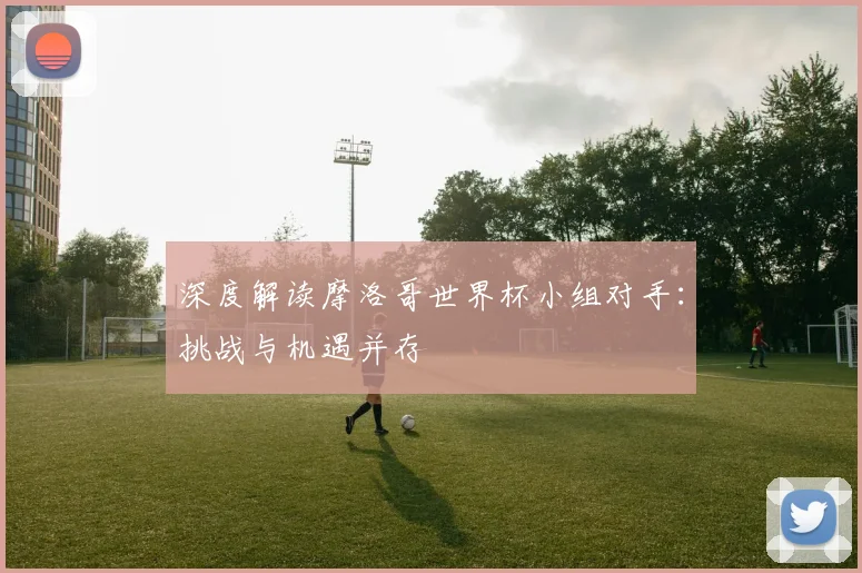 深度解读摩洛哥世界杯小组对手：挑战与机遇并存